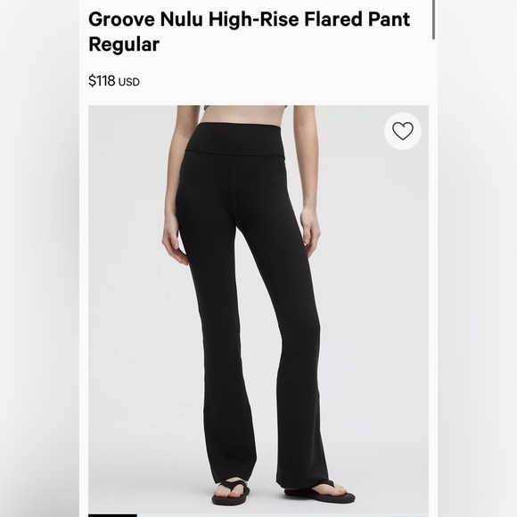 Lululemon Groove Nulu High-Rise Flared Pant 12 Cayenne Burnt Orange - Picture 8 of 8